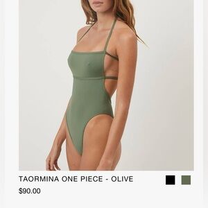 Blia ,one piece swimsuit, olive 🫒 green, XS